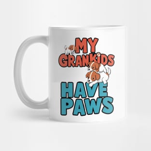 My Grandkids Have Paws Mug